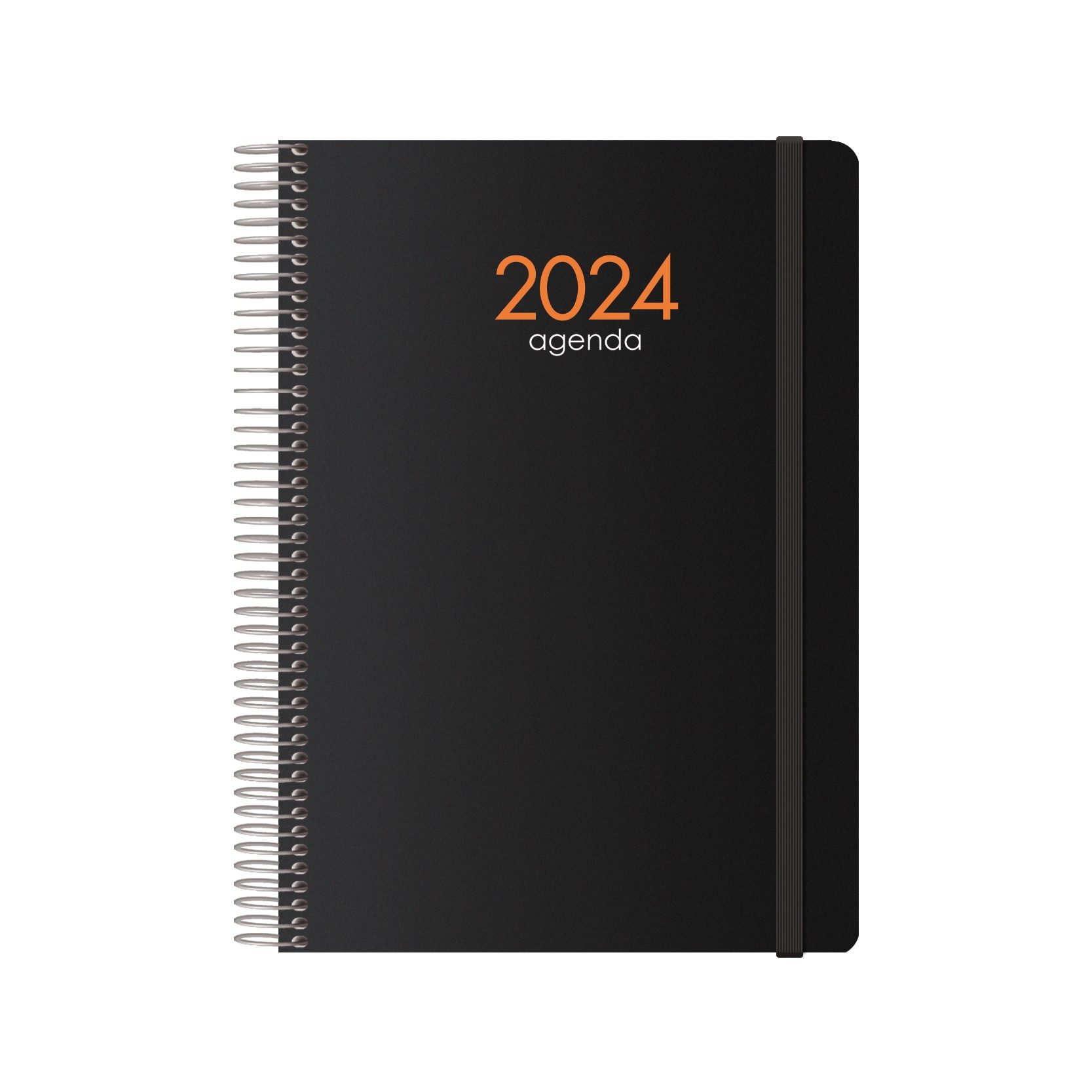 DOHE Schülerkalender 2024 – Woche-Vista College-Planer Mit Transparentem Deckel, 14,5x21 Cm